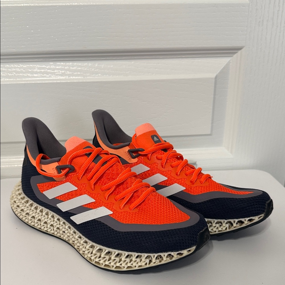 Adidas Men's Vibrant Orange Athletic Shoes